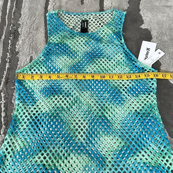 Hurley Women’s Color Wash Mesh Mini Dress Coverup - Picture 6 of 7